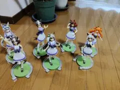 ま*り様 ウマ娘　7体セット フィギュア 白青衣装 箱なし