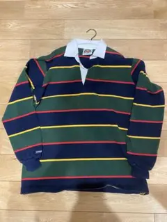 激レア✨CANADA製 バーバリアン ラガーシャツ ボーダー XXL - メルカリ