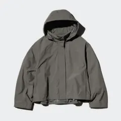 未使用 ユニクロ ウインドプルーフスタンドブルゾン オリーブ М