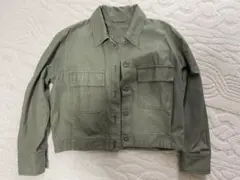 SENSE OF PLACE オリーブグリーン クロップドジャケット