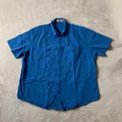 COOFANDY 半袖シャツ ブルー XXLサイズ