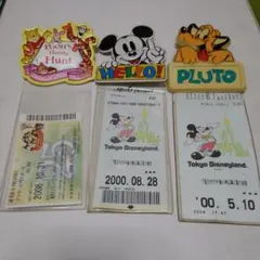 東京ディズニーランド　パスポートケース　３点セット