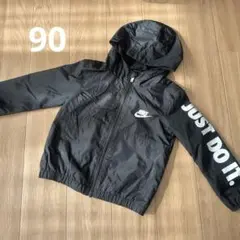 Nike フード付きブラックジャケット　2T