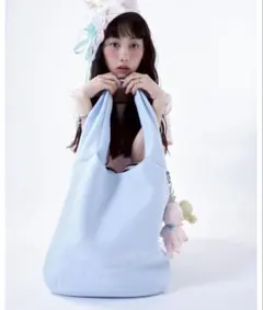 LUVISTRUE tote bag light blue - メルカリ