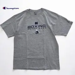 チャンピオン Tシャツ グレー カレッジ ノートルダム ボクシング 丸胴 L