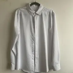 ZARA ホワイト スリムフィットシャツ M