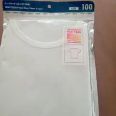 超お買い得❗️HEATTECH（株ユニクロ） UネックTシャツ 100サイズ