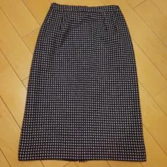 レディースチェック柄タイトスカート(ウール.11号)