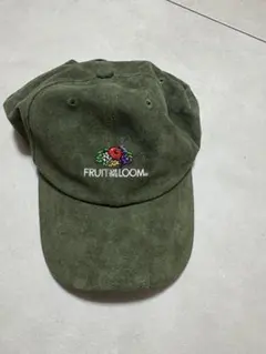 FRUIT OF THE LOOM オリーブグリーンキャップ