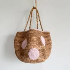 ノロ NORO SEAU POIS ドット ショルダー トート かごバッグ ノロ NORO SEAU POIS ドット ショルダー トート かごバッグ - メルカリ