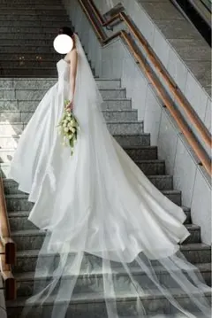 ウェディングベール　ロング　4m ソフトチュール