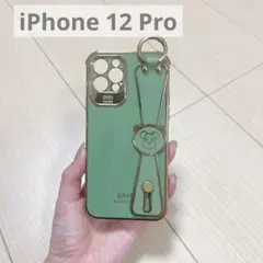 iphone12Pro リング ケース 耐衝撃 リング付き TPU 車載ホルダー