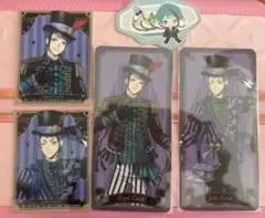 ツイステ　ステッカー　ステージカード　ジェイド　フロイド　まとめ売り