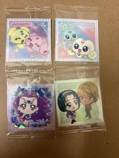プリキュア ウエハース　シール 4種セット