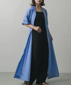 新品 SENSE OF PLASE アーバンリサーチ シャツワンピース ❤️半袖のサムネイル