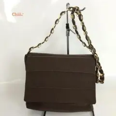 Salvatore Ferragamo フェラガモ チェーンショルダーバッグ