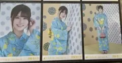 乃木坂46 伊藤理々杏　生写真　2022 浴衣　3種コンプ