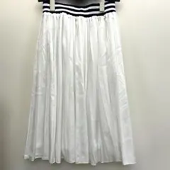 ローリーズファーム　白プリーツスカート　フリーサイズ