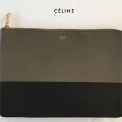 ‼︎ CELINE セリーヌ クラッチバッグ ポーチ バイカラー 箱