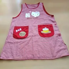Hello Kitty エプロン ギンガムチェックのサムネイル