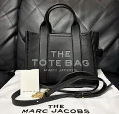 極美品】マークジェイコブス ザ レザートートバッグ マイクロ 2WAY 黒 