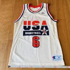 稀少 ユーイング チャンピオン製 1992 ドリームチーム ユニフォーム バスケ