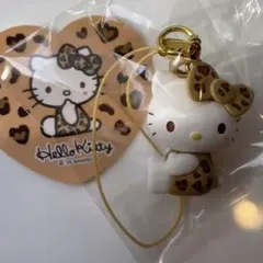 キディランド　ハローキティ トレーディングマスコットストラップ2 ヒョウ