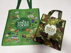 ホールフーズエコバッグ　大・小　2個セット　新品