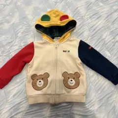ミキハウス ホットビスケッツ パーカー 男の子 女の子 80サイズのサムネイル