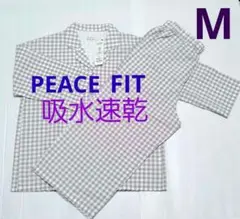 AEON　PEACEFIT　吸水速乾　サッカー生地のパジャマ　Mサイズ