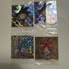 ドラゴンボール ウエハース ステッカー 4枚セット