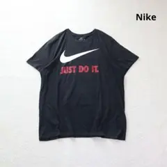 NIKE Tシャツ ビッグロゴ スウッシュ ストリート XL ブラック