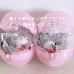 【未開封】サンリオキャラクターズ お手玉めじるしアクセサリー 2個 ポチャッコ