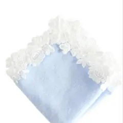 近沢レース タオルハンカチ オールドローズ 1枚　新品未使用　ギフト包装