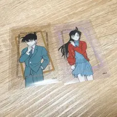 名探偵コナン コナン探偵社 クリアカード 工藤新一　毛利蘭