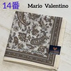 14番　マリオバレンチノ　ハンカチ　未使用　メンズ　ペイズリー　送料込み