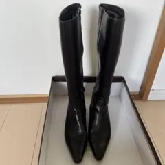 ロングブーツ バックル付き　日本製