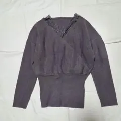GRL カシュクールニット