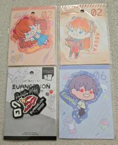 エヴァンゲリオン ステッカー4枚セット
