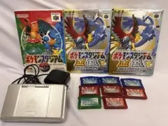 【動作OK】ニンテンドーDS＋ポケモン大量セット スタジアム金銀×2 まとめ売り
