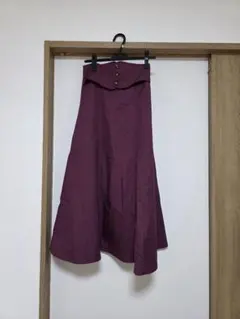 ミッシュマッシュ ボタン付きスカート