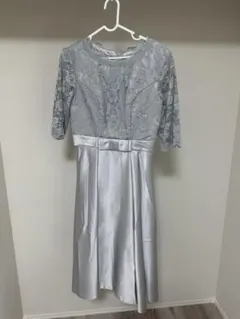 お呼ばれドレス グレー