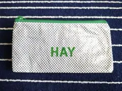 HAYポーチSサイズ　CANDY MONO WASH BAG - Flat