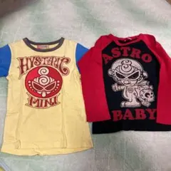 ヒステリックミニ 110 ヒスミニ  半袖　長袖　Tシャツ　黄色　青　赤　黒