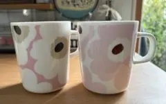 ウニッコ マグカップ 4点セット ライトグレー ライトピンク 記念 限定 