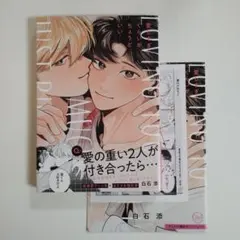 愛しすぎくらいがちょうどいい　白石　添　アニメイトリーフレット、特典ペーパー付き