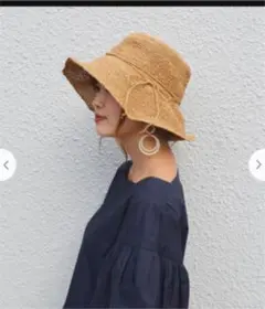 帽子 シップス ペーパー編みハットのサムネイル