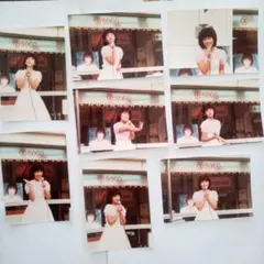 川田あつ子　当時物生写真　8枚セット