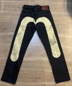 EVISU No.2 2000 28×35 白大黒 ビックカモメ 虎耳のサムネイル