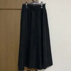 ブラック フレアスカート　夏